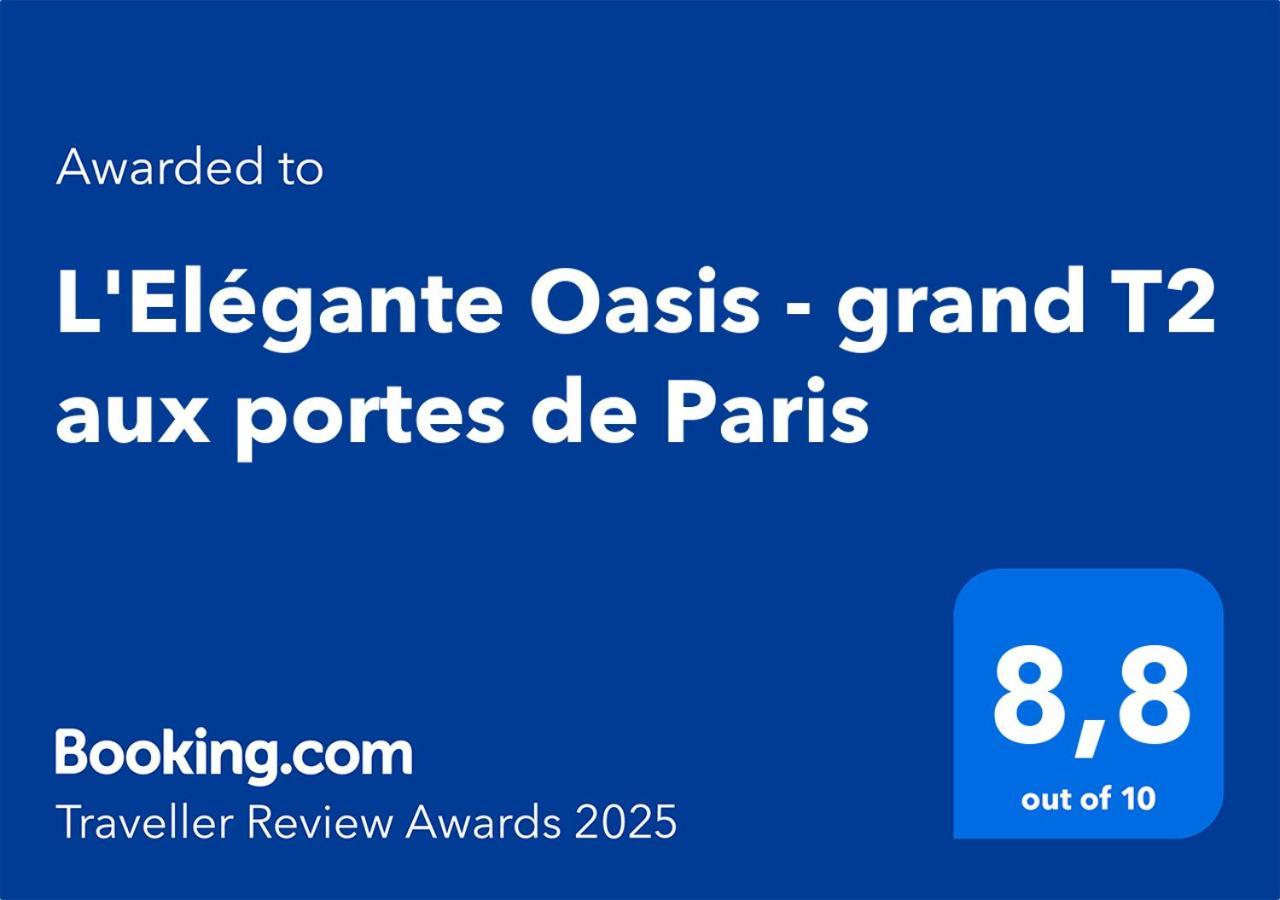 L'Elegante Oasis - Grand T2 Aux Portes De Paris Saint-Ouen  Exterior foto